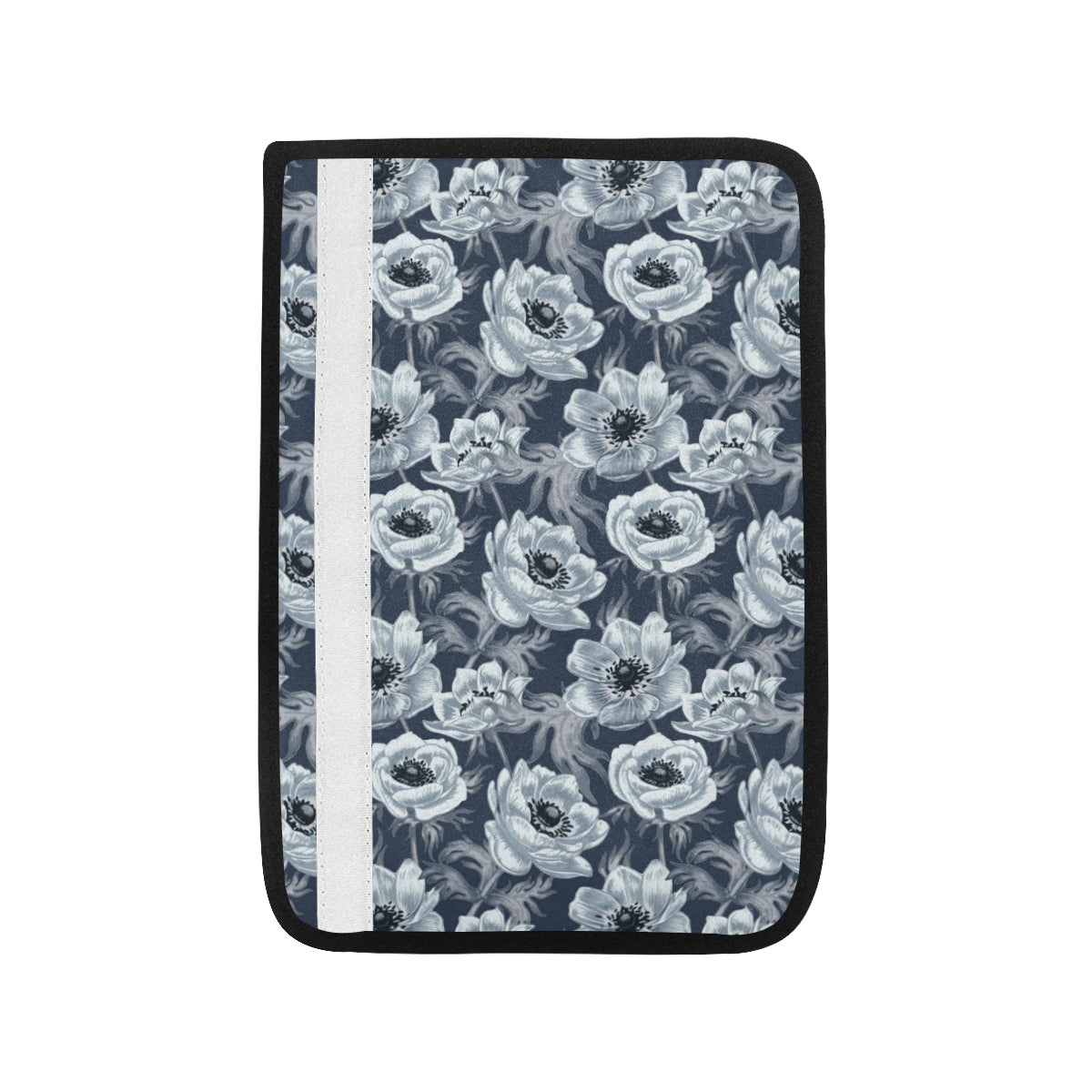 Anemone Pattern Print Design AM09 Car Seat Belt Cover