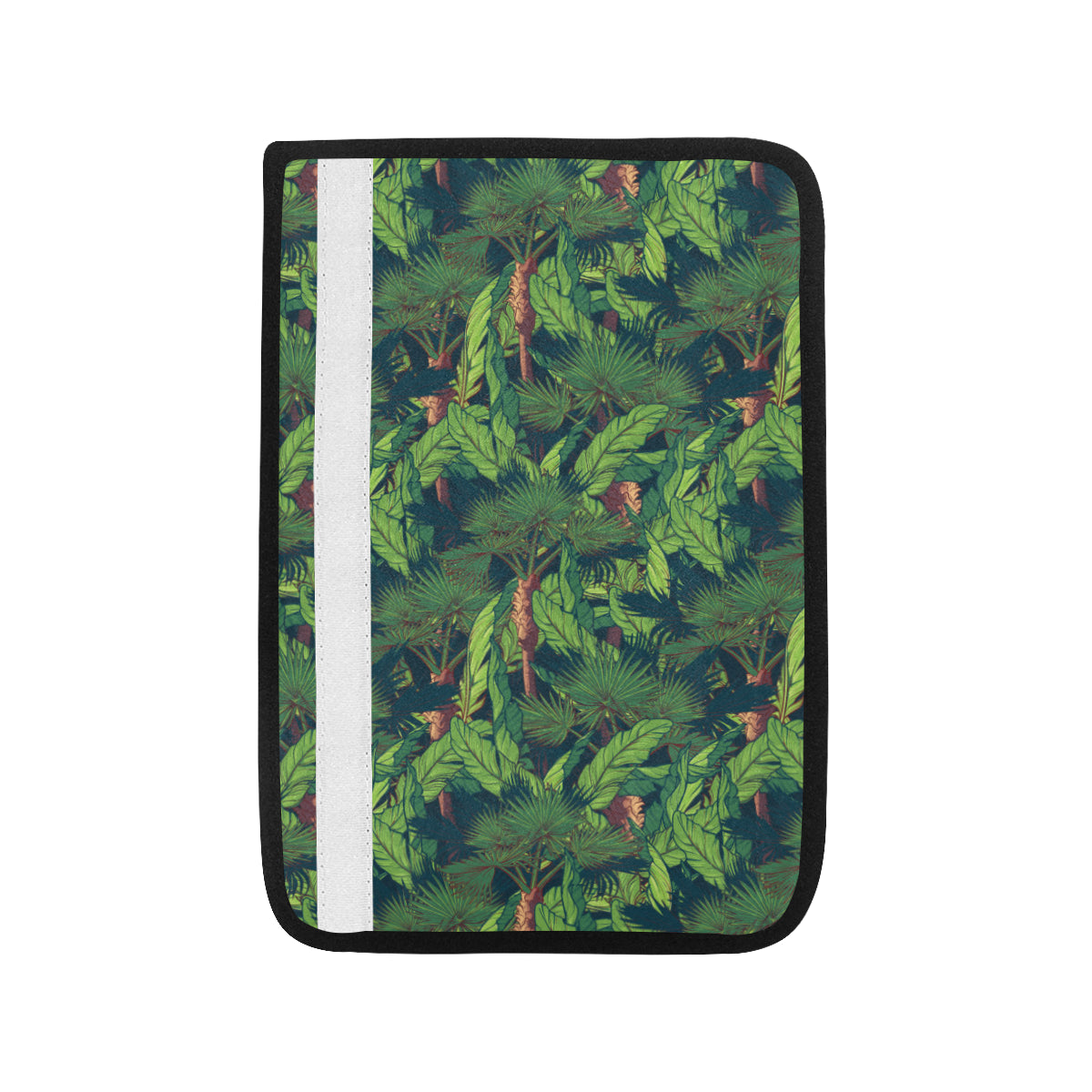 Rainforest Pattern Print Design A01 Car Seat Belt Cover