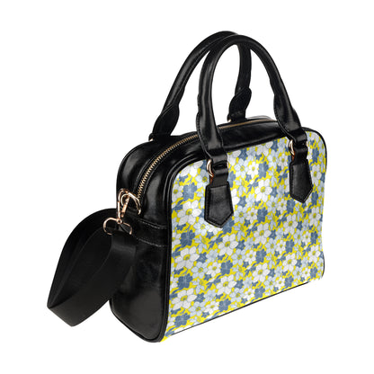 Daffodils Pattern Print Design 01 Shoulder Handbag