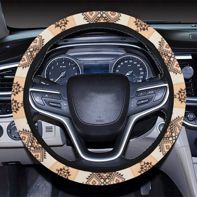 Native Classic Pattern Print Steering Wheel Cover with Elastic Edge