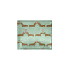 Dachshund Pattern Print Design 02 Men's ID Card Wallet