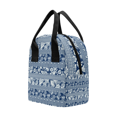 Hawaiian Themed Pattern Print Design H020 Insulated Lunch Bag