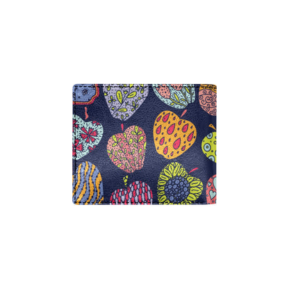 Apple Pattern Print Design AP05 Men's ID Card Wallet