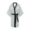 Daisy Pattern Print Design DS012 Women Kimono Robe