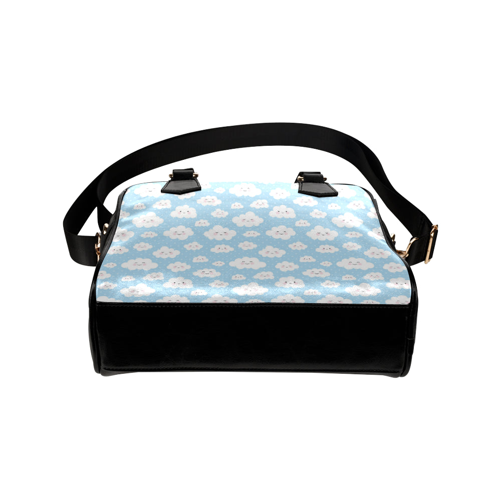 Cloud  Pattern Print Design 02 Shoulder Handbag