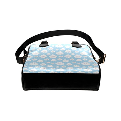 Cloud  Pattern Print Design 02 Shoulder Handbag