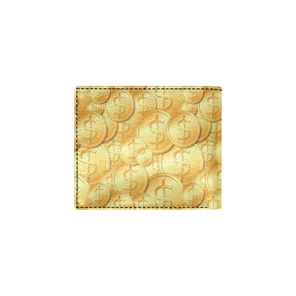 Dollar Pattern Print Design DO03 Men's ID Card Wallet
