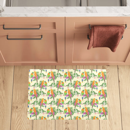 Conures Pattern Print Design 02 Kitchen Mat