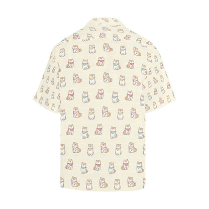 Shiba Inu Print Design LKS306 Men's Hawaiian Shirt
