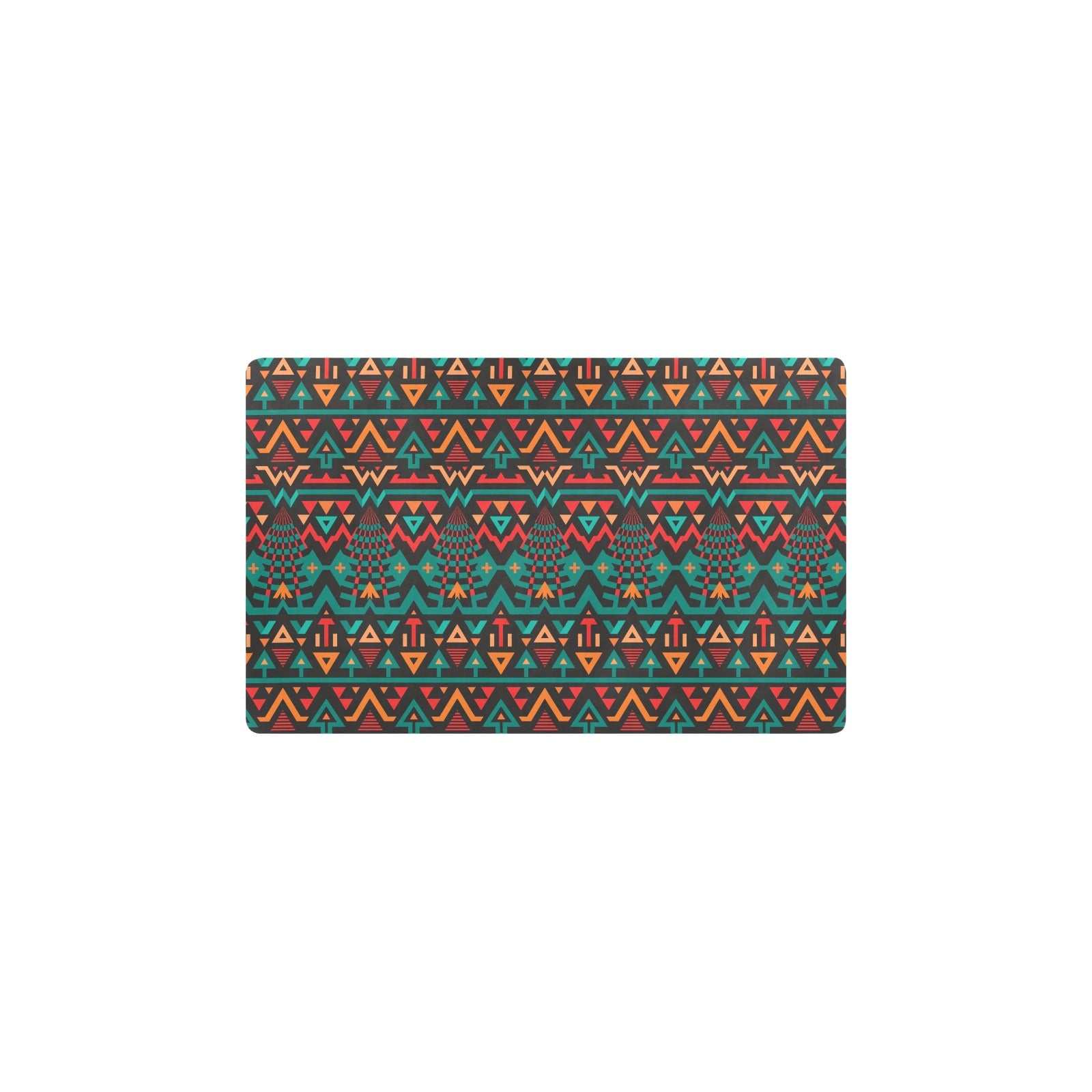 Aztec Pattern Print Design 04 Kitchen Mat