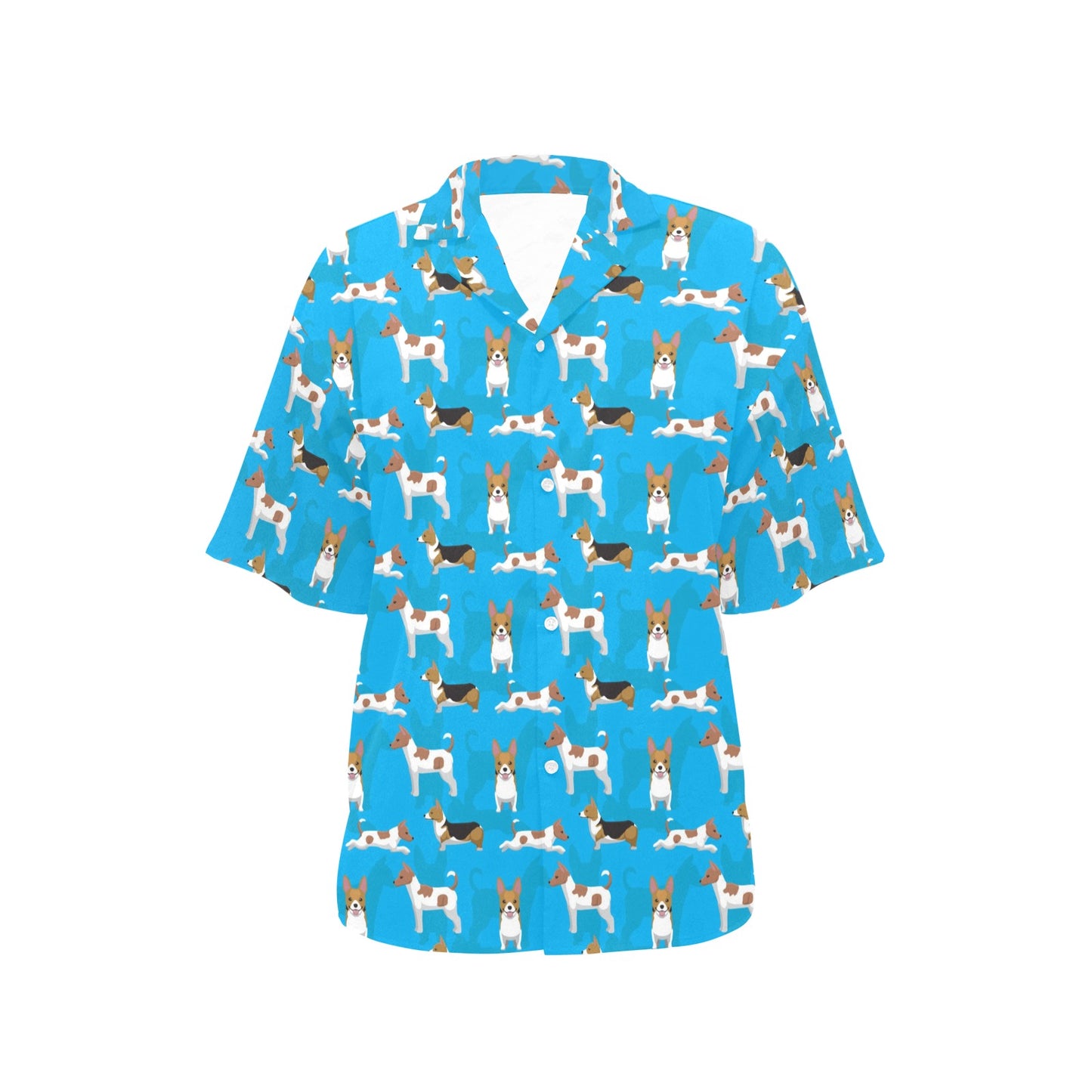 Cardigan Welsh Corgis Pattern Print Design 01 Women's Hawaiian Shirt