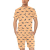 Dachshund Draw Print Pattern Men's Romper