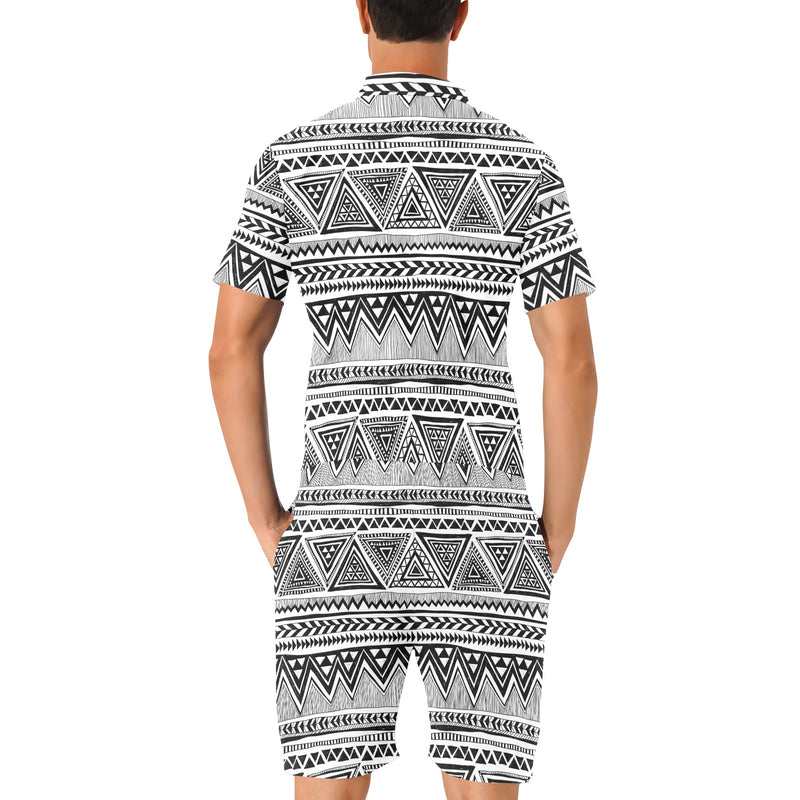 Draw Tribal Aztec Men's Romper