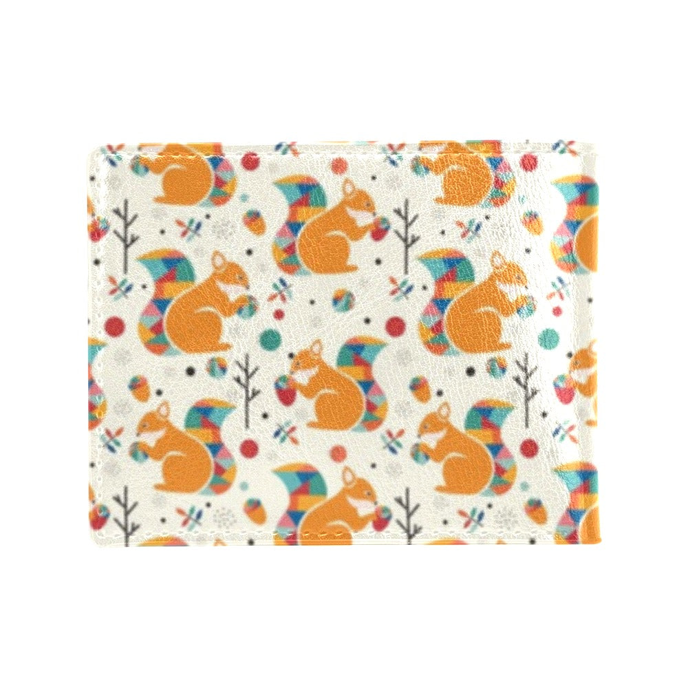 Squirrel Print Design LKS304 Men's ID Card Wallet