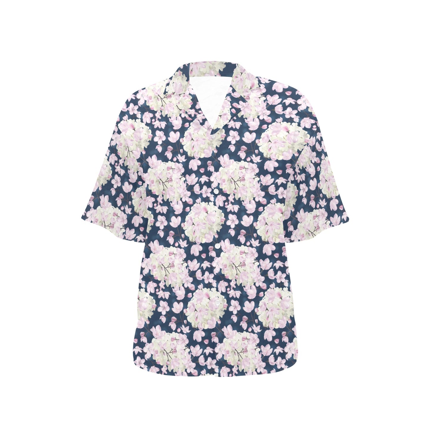 Sakura Print Design LKS305 Women's Hawaiian Shirt