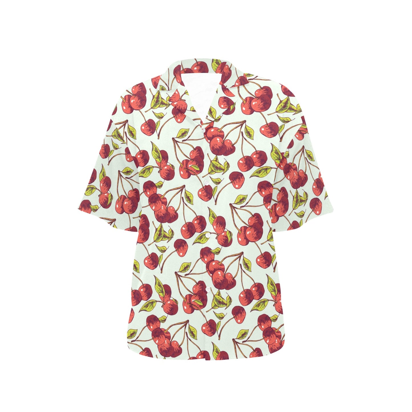 Cherry Hand Draw Women's Hawaiian Shirt