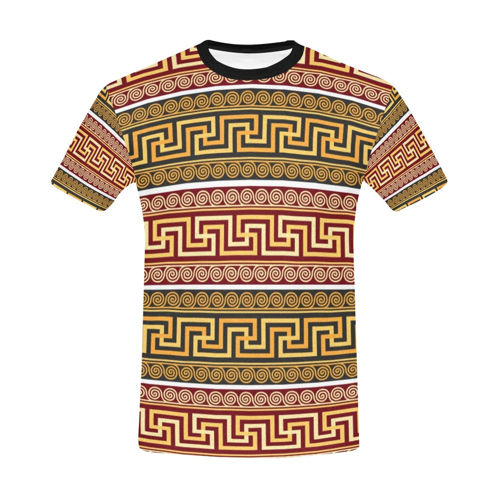 Ancient Greek Pattern Print Design LKS302 Men's All Over Print T-shirt
