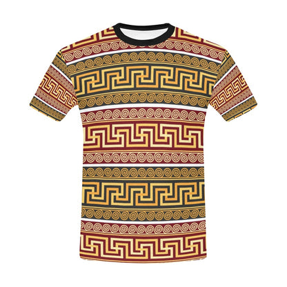 Ancient Greek Pattern Print Design LKS302 Men's All Over Print T-shirt