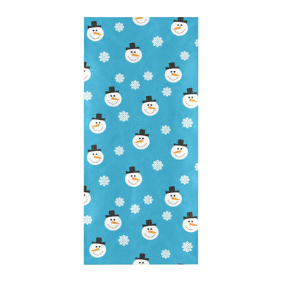 Snowman Print Design LKS303 Beach Towel 32" x 71"