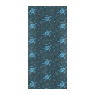 Sea Turtle Print Design LKS308 Beach Towel 32" x 71"