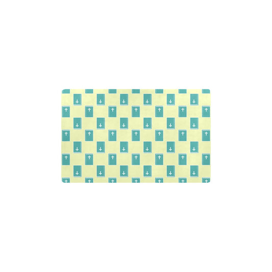 Bible Pattern Print Design 04 Kitchen Mat