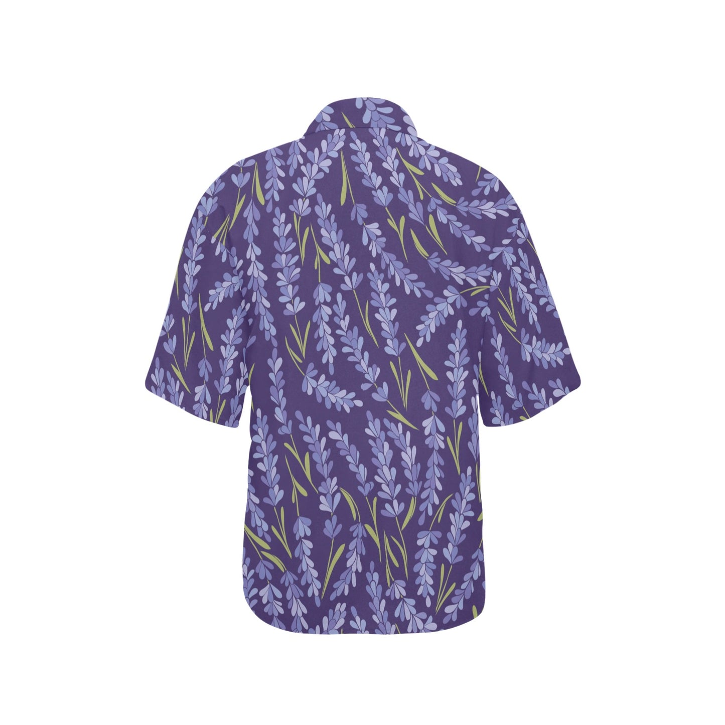 Lavender Pattern Print Design 03 Women's Hawaiian Shirt
