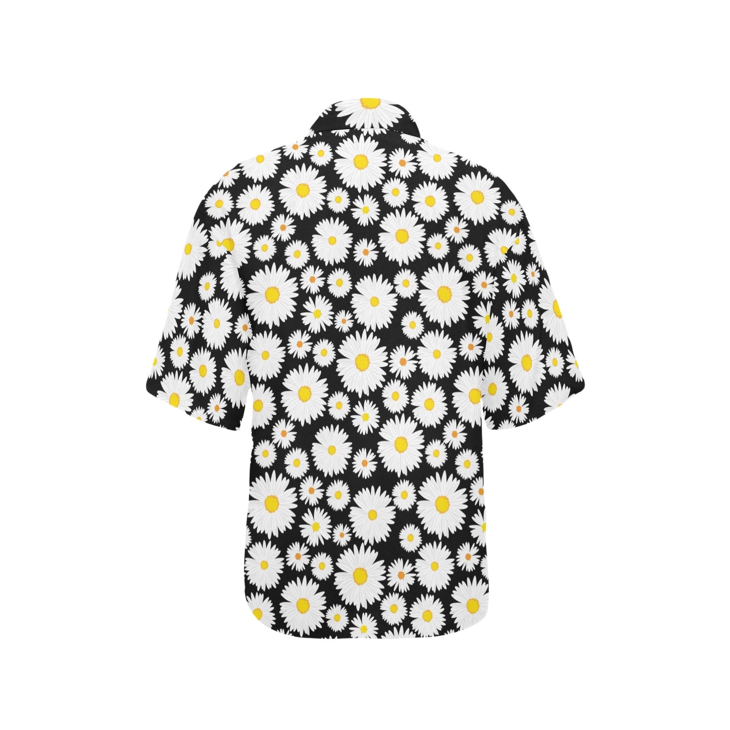 Daisy Pattern Print Design 01 Women's Hawaiian Shirt