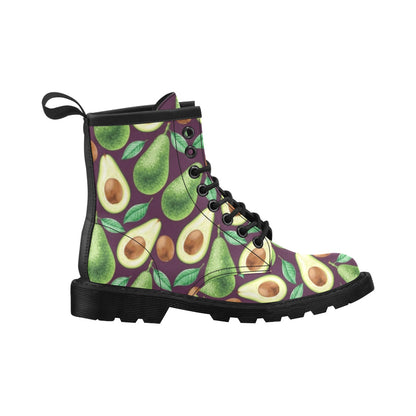 Avocado Pattern Print Design AC08 Women's Boots