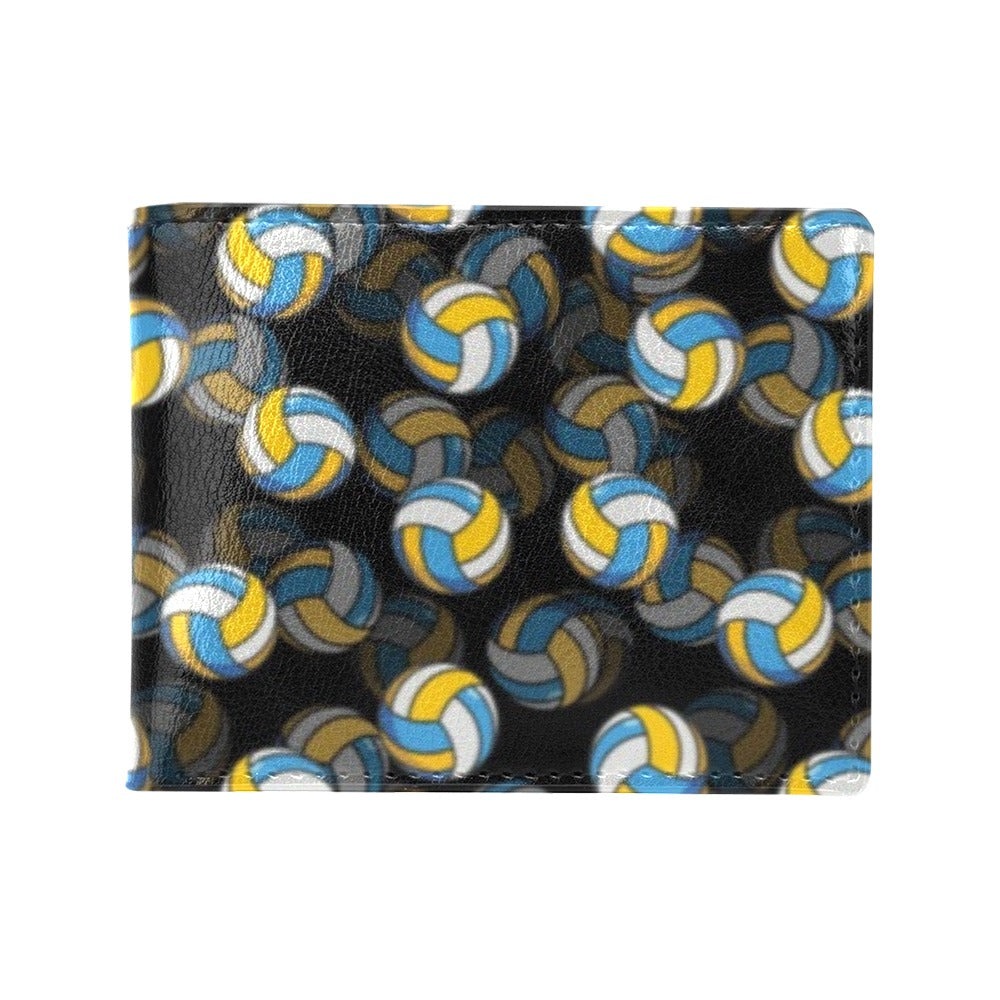 Volleyball Print Design LKS302 Men's ID Card Wallet