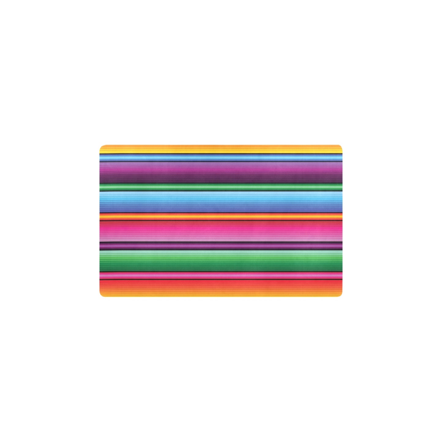 Mexican Blanket Colorful Print Pattern Kitchen Mat