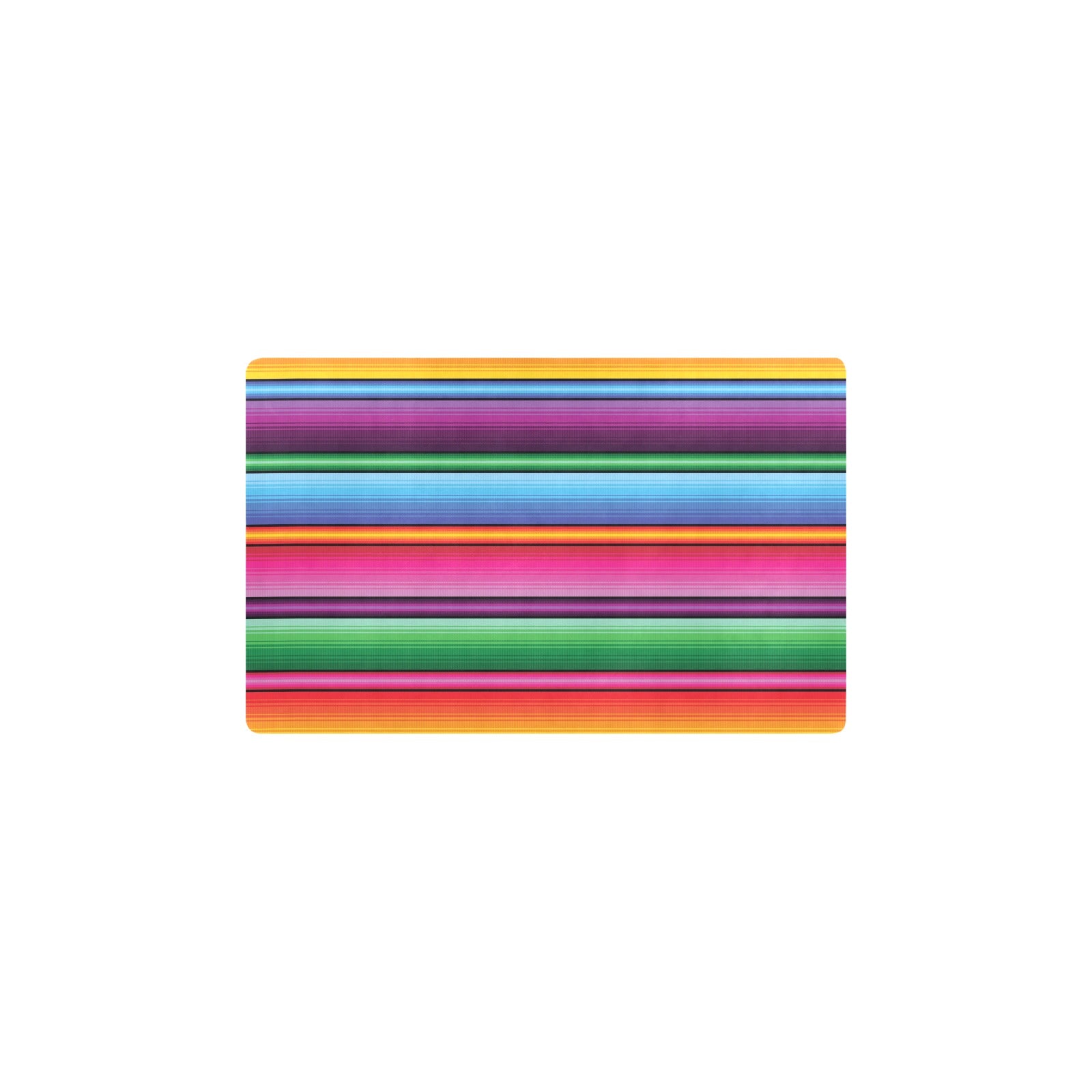 Mexican Blanket Colorful Print Pattern Kitchen Mat