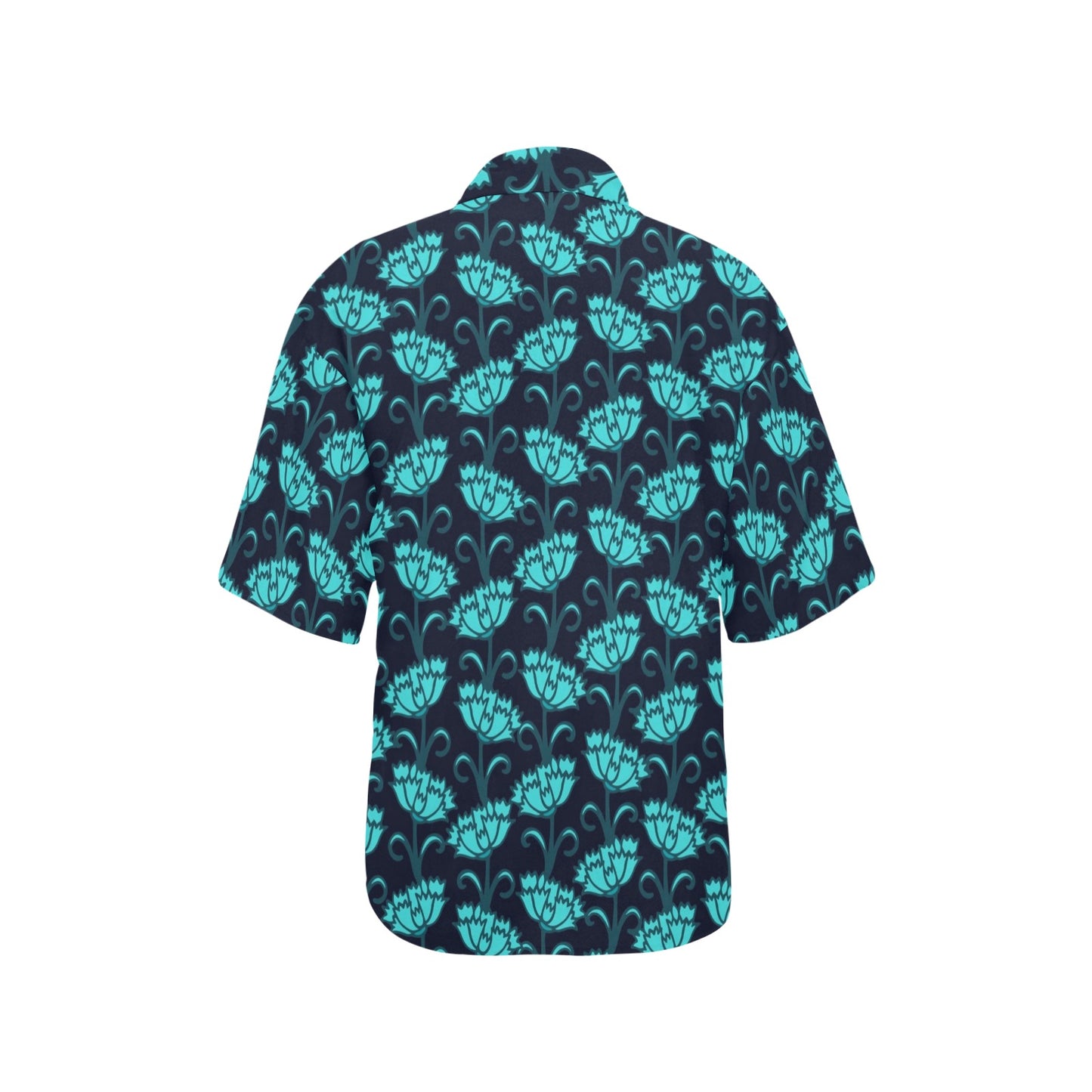 Carnations Pattern Print Design CN06 Women's Hawaiian Shirt