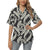 Fern Leave Print Pattern Women's Hawaiian Shirt