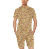 Hippie Print Design LKS305 Men's Romper