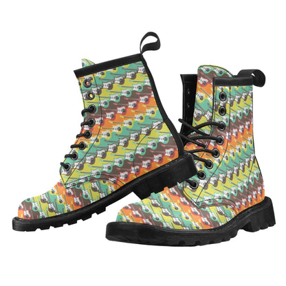 Electric Guitar Print Design LKS401 Women's Boots