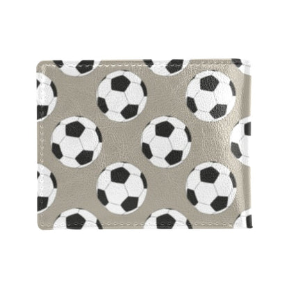 Soccer Ball Print Design LKS302 Men's ID Card Wallet