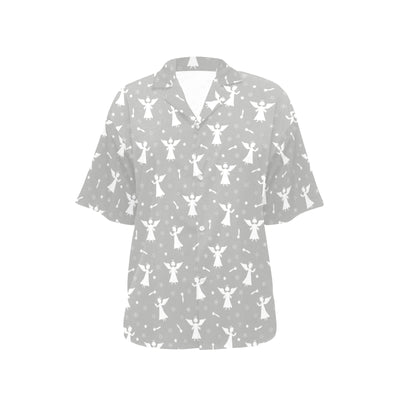 Angel Pattern Print Design 03 Women's Hawaiian Shirt