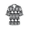 Elephant Pattern Women's Hawaiian Shirt