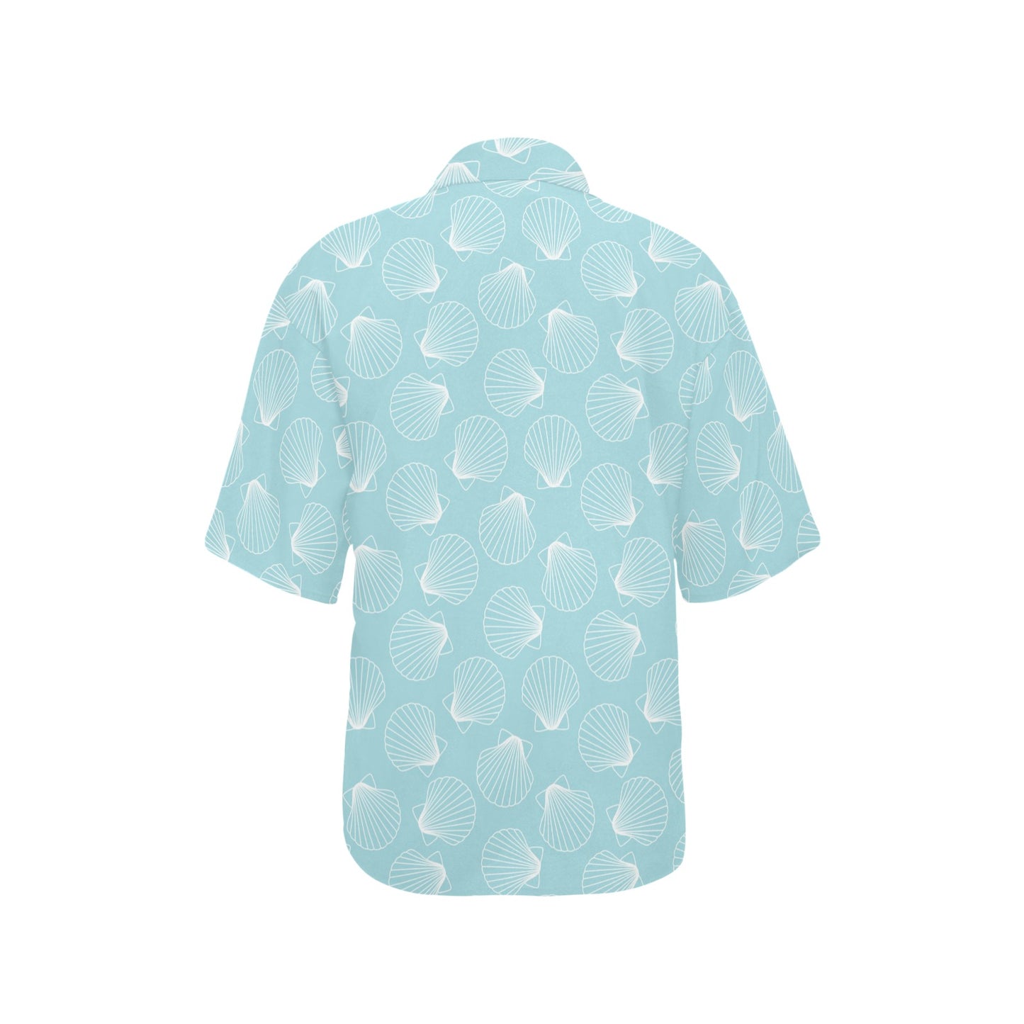 Seashell Print Design LKS3010 Women's Hawaiian Shirt