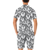 Angel Wings Pattern Design Themed Print Men's Romper