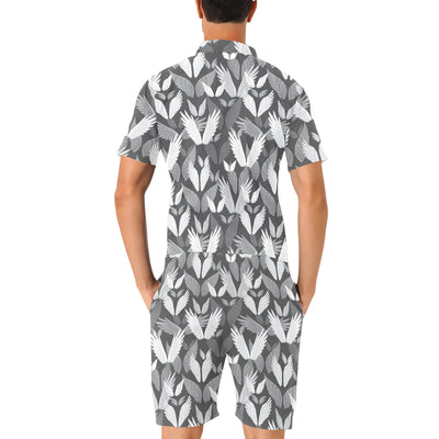 Angel Wings Pattern Design Themed Print Men's Romper