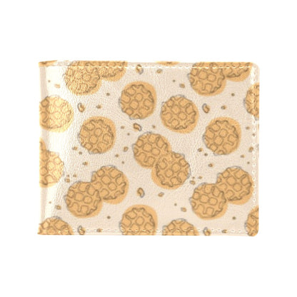 Waffle Print Design LKS303 Men's ID Card Wallet