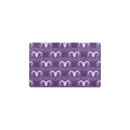 Aries Zodiac Pattern Print Design 02 Kitchen Mat