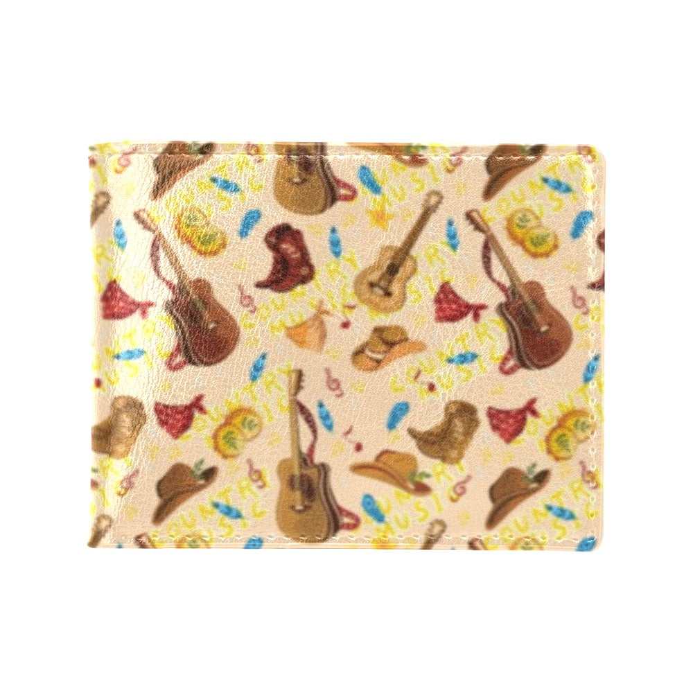 Western Lifestyle Print Design LKS303 Men's ID Card Wallet