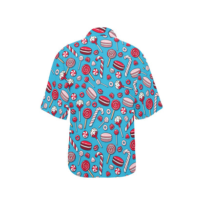 Candy Pattern Print Design 05 Women's Hawaiian Shirt