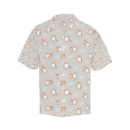 Shiba Inu Print Design LKS307 Men's Hawaiian Shirt