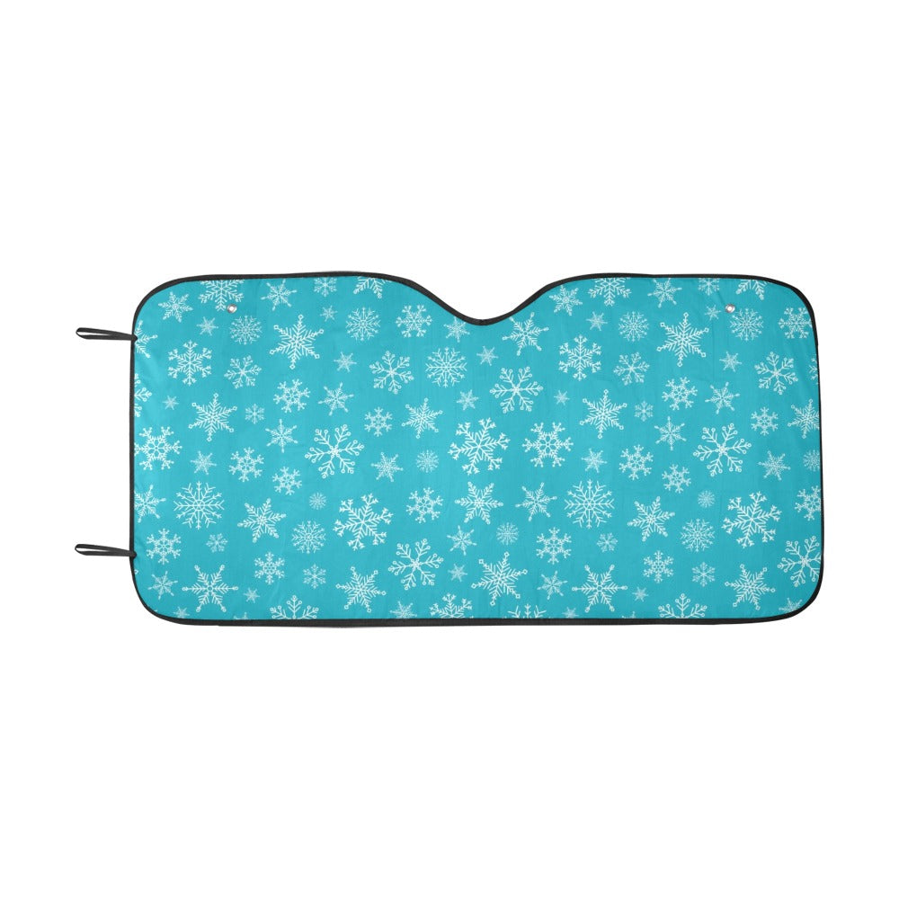 Snowflake Print Design LKS304 Car front Windshield Sun Shade