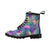 Neon Flower Tropical Palm Leaves Women's Boots