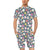 Hibiscus Sweet Print Design LKS304 Men's Romper