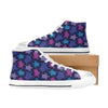 Sea Turtle Print Design LKS309 High Top Women's White Shoes